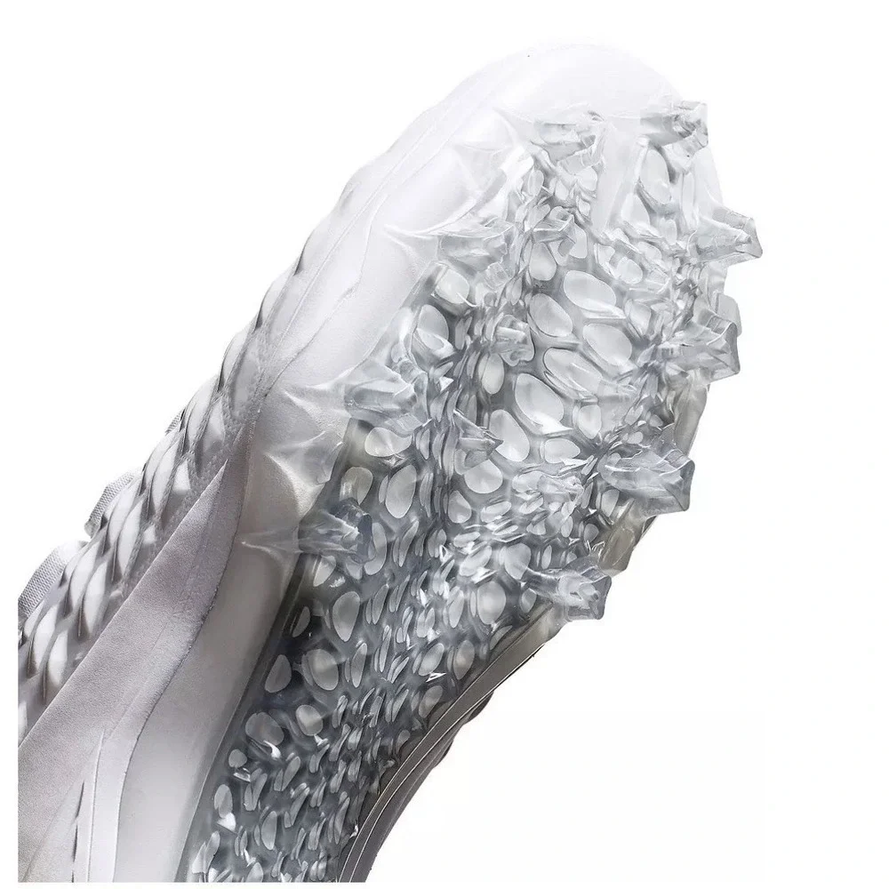 Size 12M- Nike Men's Force Savage Pro 2 Mid Football Cleats, Black/White